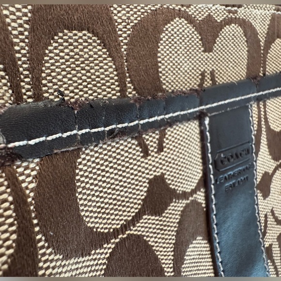COACH Signature Crossbody bag Brown Small - Picture 3 of 13